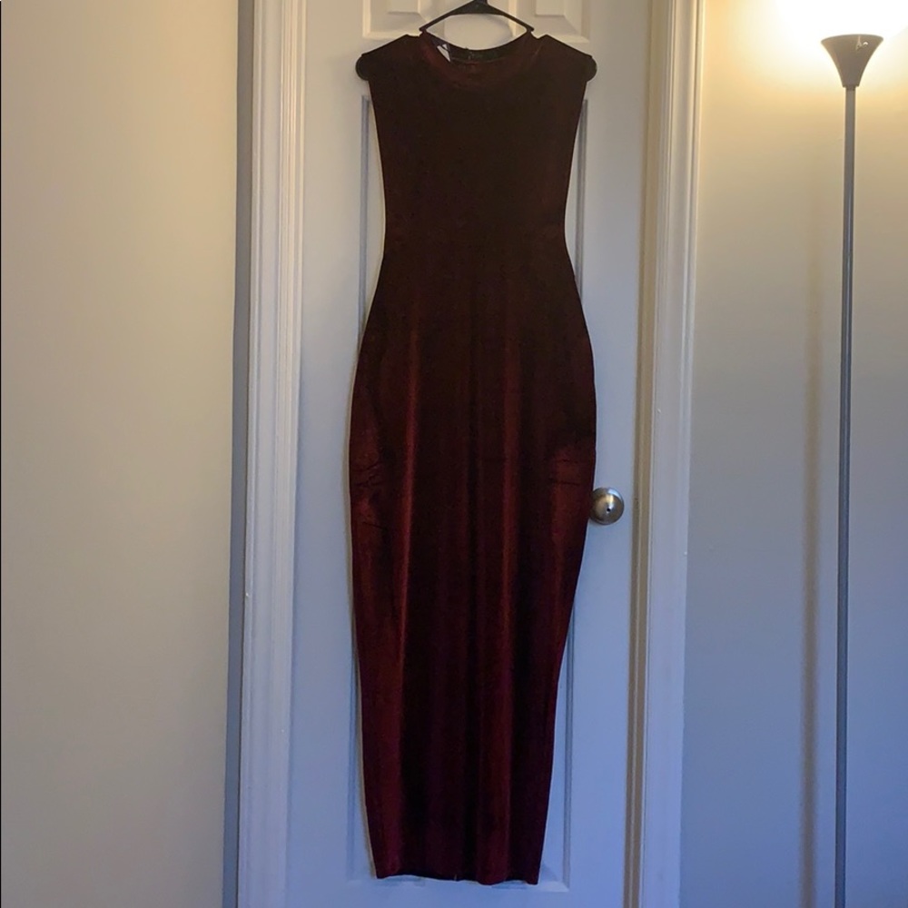 Velour Dress